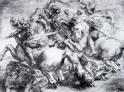 The Battle of Anghiari, Leonardo  Da Vinci